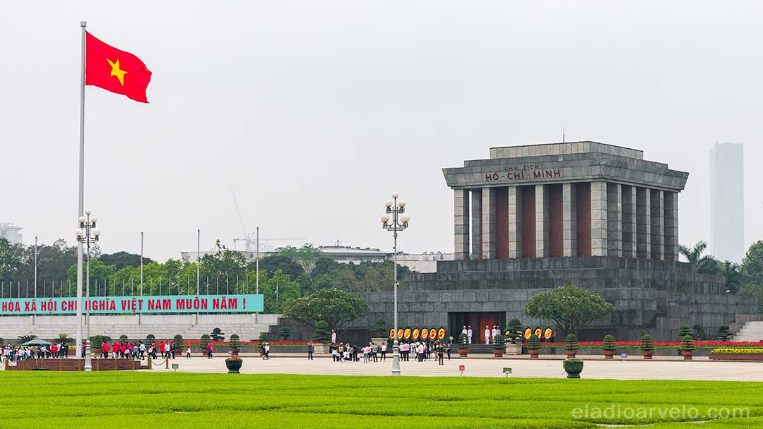 Ho Chi Minh Mausoleum in Hanoi.